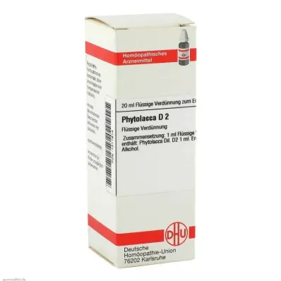 PHYTOLACCA D 2 praskiedimas, 20 ml
