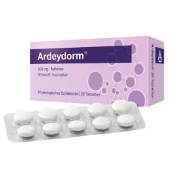 ARDEYDORM Tabletės, 20 vnt