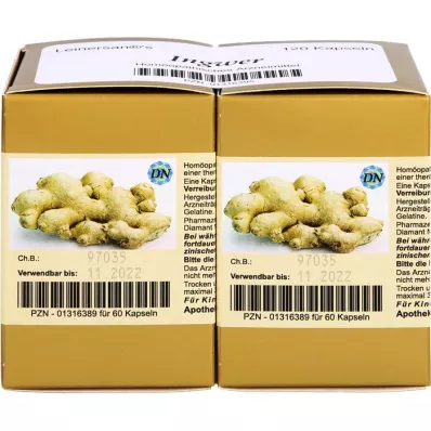 INGWER KAPSULES, 120 vnt INGWER KAPSULES, 120 vnt