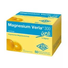 MAGNESIUM VERLA 300 apelsinų granulių, 50 vnt