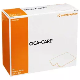 CICA CARE 12x15 cm plona silikono gelio plokštelė randams gydyti, 10 vnt