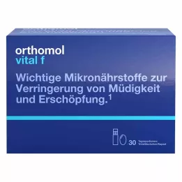 ORTHOMOL Vital F geriamojo buteliuko/kapsulės kombinuota pakuotė, 30 vnt