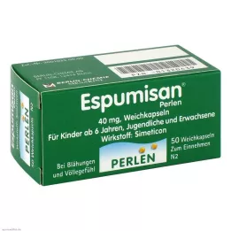 ESPUMISAN Perlen minkštos kapsulės, 50 vnt