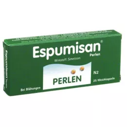 ESPUMISAN Perlen minkštos kapsulės, 25 vnt