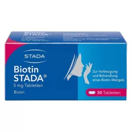 BIOTIN STADA 5 mg tabletės, 50 vnt