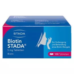 BIOTIN STADA 5 mg tabletės, 100 vnt
