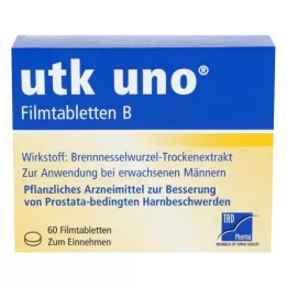 UTK uno plėvele dengtos tabletės B, 60 vnt
