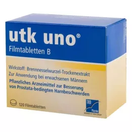 UTK uno plėvele dengtos tabletės B, 120 vnt