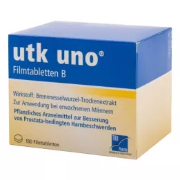 UTK uno plėvele dengtos tabletės B, 180 vnt