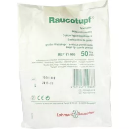 RAUCOTUPF Didelė medvilnės galvutė, 50 vnt