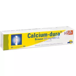 CALCIUM DURA Vit D3 putojantis 600 mg/400 TV, 20 vnt