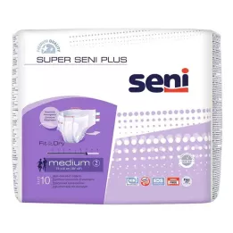 SUPER SENI Plius inkontinencijos kelnės naktinės f.E.Gr.2 M, 10 vnt