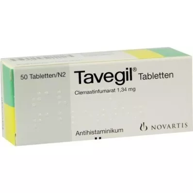 TAVEGIL Tabletės, 50 vnt TAVEGIL Tabletės, 50 vnt