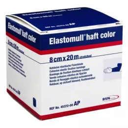ELASTOMULL koto spalva 8 cmx20 m tvirtinimo juosta mėlyna, 1 vnt