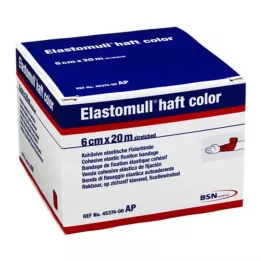 ELASTOMULL koto spalva 6 cmx20 m tvirtinimo popierius raudonas, 1 vnt