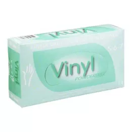 VINYL Pirštinės be pudros mažos, 100 vnt