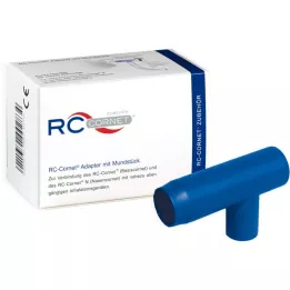 RC Korneto adapteris su kandikliu inhaliatoriams, 1 vnt