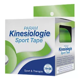 KINESIOLOGIE Sport Tape 5 cmx5 m žalia, 1 vnt