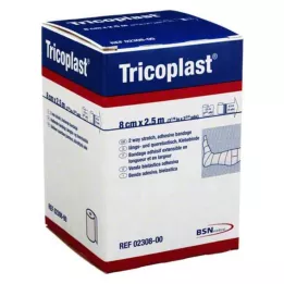 TRICOPLAST Gipso tvarstis 8 cmx2,5 m 2308, 1 vnt