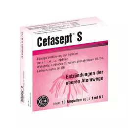 CEFASEPT S Injekcinis tirpalas, 10 vnt