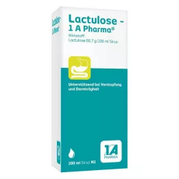 LACTULOSE-1A Pharma sirupas, 200 ml