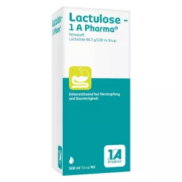 LACTULOSE-1A Pharma sirupas, 500 ml