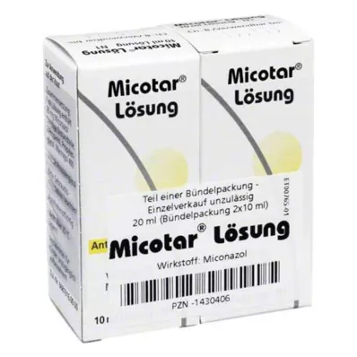MICOTAR Tirpalas, 20 ml MICOTAR Tirpalas, 20 ml