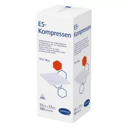 ES-KOMPRESSEN nesterilus 7,5x7,5 cm 16 kartų, 100 vnt