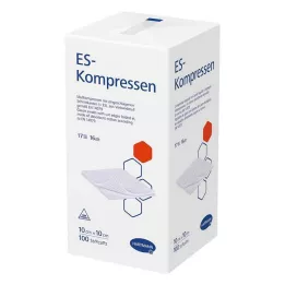 ES-KOMPRESSEN nesterili 10x10 cm 16 krypčių, 100 vnt