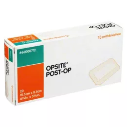 OPSITE Stulpelis-OP 8,5x15,5 cm tvarstis atskirai sterilus, 20X1 vnt