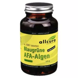 AFA ALGEN 250 mg mėlynai žalios tabletės, 500 vnt