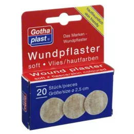GOTHAPLAST Žaizdų priežiūra minkšta vilna 2,5 cm, 20 vnt
