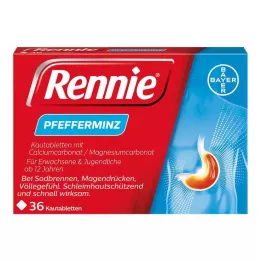 RENNIE Kramtomosios tabletės, 36 vnt