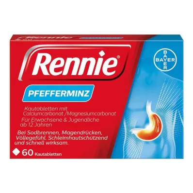 Rennie Pristatymo paslauga iš Vokietijos - RENNIE Kramtomosios tabletės