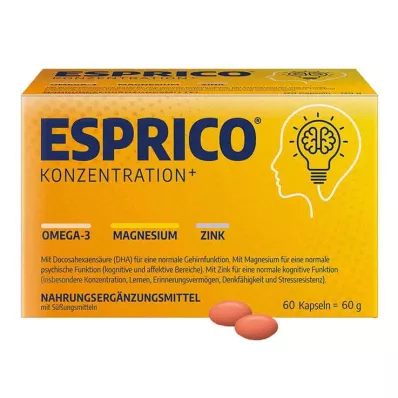 ESPRICO Kramtomosios kapsulės, 60 vnt