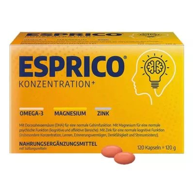 ESPRICO Kramtomosios kapsulės, 120 vnt