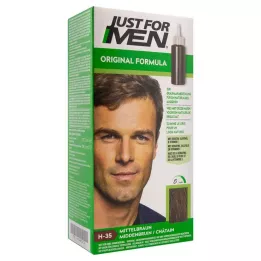 JUST vyrams tonuojamas šampūnas vidutiniškai rudai, 60 ml