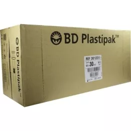 BD PLASTIPAK Spr.30 ml Luer be latekso, 60X30 ml