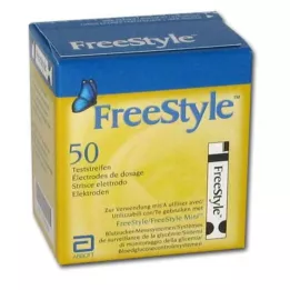 FREESTYLE Bandymo juostelės, 50 vnt