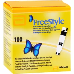 FREESTYLE Bandymo juostelės, 100 vnt