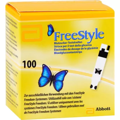 FREESTYLE Bandymo juostelės, 100 vnt