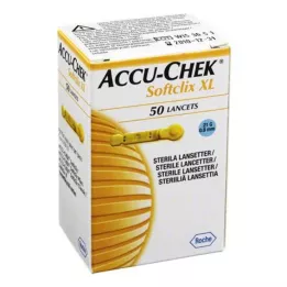 ACCU-CHEK Softclix Lancet XL, 50 vnt