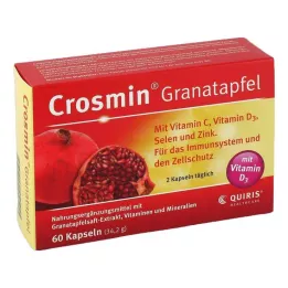 CROSMIN Granatų kapsulės, 60 vnt