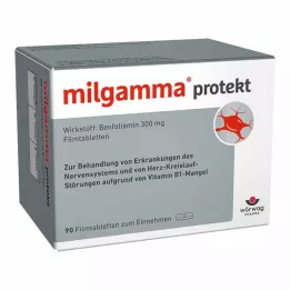 MILGAMMA protekt plėvele dengtos tabletės, 90 vnt