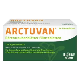 ARCTUVAN Bearberry plėvele dengtos tabletės, 60 vnt