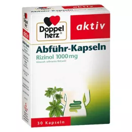 DOPPELHERZ Vidurius laisvinančios kapsulės Rizinol 1 000 mg, 30 vnt