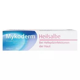 MYKODERM Gydomasis tepalas Nistatinas ir cinko oksidas, 100 g
