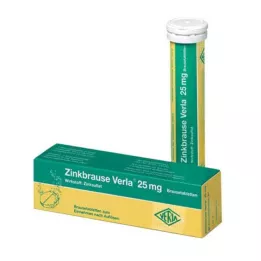 ZINKBRAUSE Verla 25 mg šnypščiosios tabletės, 100 vnt