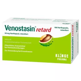 VENOSTASIN retard 50 mg ilgalaikio atpalaidavimo kieta kapsulė, 100 vnt