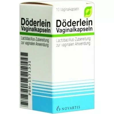 DÖDERLEIN Makšties kapsulės, 10 vnt DÖDERLEIN Makšties kapsulės, 10 vnt